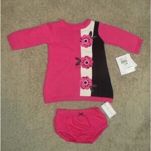 Hartstrings Baby Floral Sweater Dress